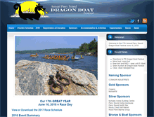 Tablet Screenshot of dragonboatfestival.org